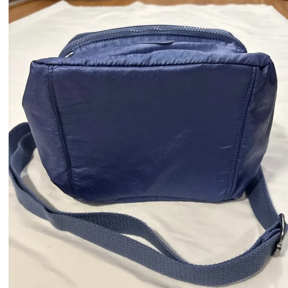 Kipling Blue Graham Insulated Lunch Bag Crossbody Work Travel Essential School